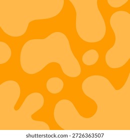 Fondo abstracto con llamas naranjas. Mancha de limo de lava. Queso derretido slime blob Fondo de pantalla sin costuras	