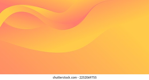 degradado de naranja de fondo abstracto con ondas
