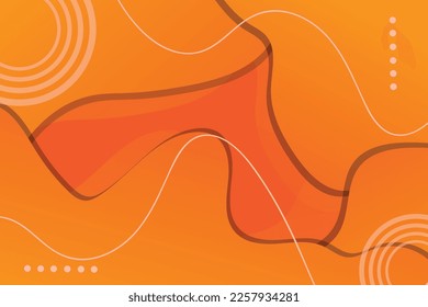 fondo abstracto con colores degradados de color naranja y líneas onduladas