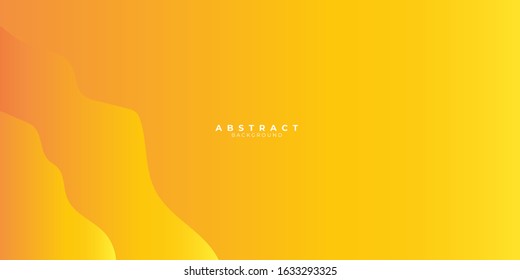 Abstract background orange gradient with wave effect. Modern vector Illustration. Suit for business, corporate, institution, conference, party, festive, seminar, and talks.