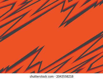 Abstract background with orange jagged zigzag pattern