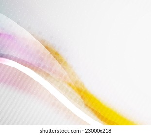 Abstract background - orange and purple blurred colors, shiny wave