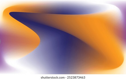 Abstract background orange red yellow black grainy gradient, wide banner shape vivid color flow sound texture effect background design