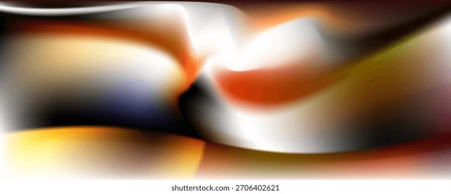 Fondo Abstractas Naranja Rojo Amarillo Negro Gradiente granulado, forma de Anuncio ancho Flujo de color vivo Diseño de fondo de efecto de textura de sonido