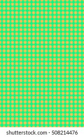 Abstract background with orange in simple style. Vector seamless pattern of fruit. Hipster filling The color image. The composition of the lobules. Multipurpose background. Beautiful prints. Vitamin C