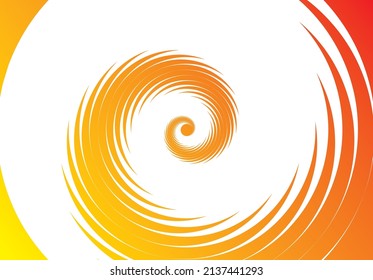 abstract background with orange spiral