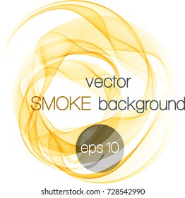 Abstract background with orange spiral