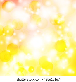 abstract background with orange sun rays