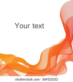 abstract background, orange background vector