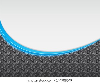 Abstract Background with orange wave and space for text. (EPS 10 Vector)