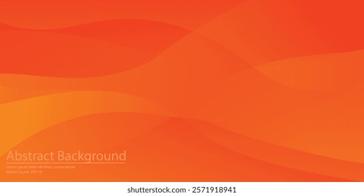 Abstract Background Orange wave for wallpaper, backdrop, etc. Vector eps10