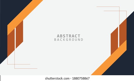 Fondo abstracto y naranja con fondo blanco