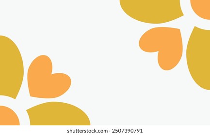 Fondo Abstractas con ilustración de hojas naranjas y amarillas.