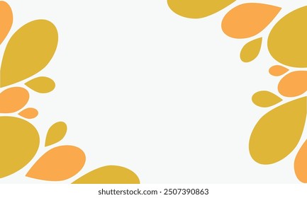 Fondo Abstractas con ilustración de hojas naranjas y amarillas.