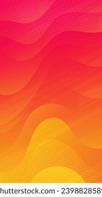 Abstract background orange yellow with wavy lines and gradients is a versatile asset suitable for various design projects such as websites, presentations, print materials, social media posts 