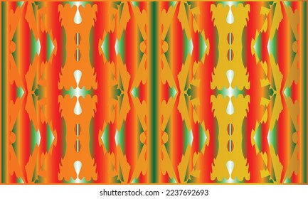 abstract background with orange, yellow, white, red and dark green tones