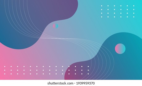 fondo abstracto con línea orb y wavu