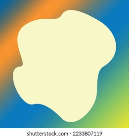 Abstract background with organic flowing shapes and freehand drawn lines. Modern minimalist design in Scandinavian style. Vector illustration in pastel colors.
