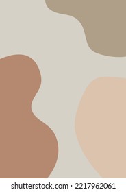 Fondo abstracto con forma orgánica y línea de tracción manual en colores pastel. Plantilla de diseño moderna con espacio para texto. Tapa minimalista y elegante para el diseño de la marca.