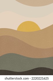 Abstract background with organic shape and hand draw line in pastel colors. Modern design template with space for text. Minimal stylish cover for branding design.