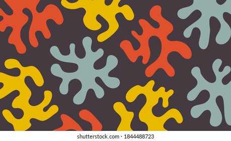Abstract background with organic shapes