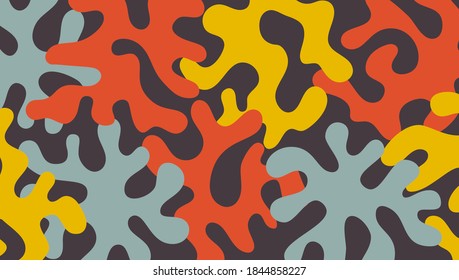 Abstract background with organic shapes