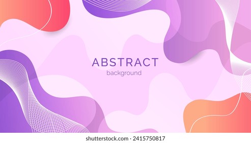 Abstract background with organic shapes vector design in eps 10