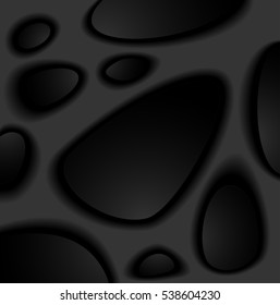 Abstract background from organic structure in black colors creative style for template  brochure or flyer or  banner or for web site