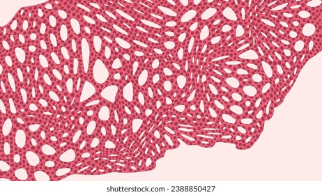 Abstract background with  organic texture - hand drawn vector illustration. Flat color design.