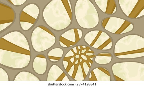 Abstract background with  organic texture - hand drawn vector illustration.