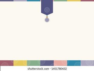 Abstract background with oriental ornaments
