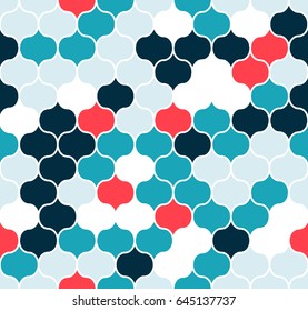 Abstract background in Oriental style. Bright colors.