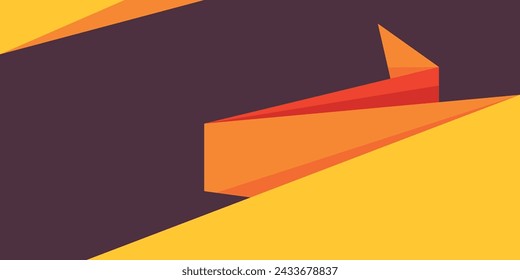 Abstract Background With Origami Shapes