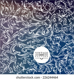 Abstract background with ornament for design can be used for invitation, congratulation.