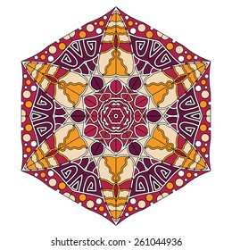 the Abstract background ornament geometric vintage  pattern