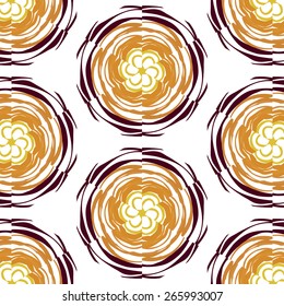 Abstract background ornament geometric vintage seamless pattern