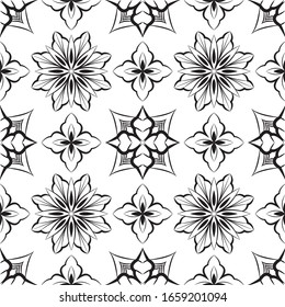 Abstract background ornament illustration. Vector textile print for bed linen, jacket, package design, fabric and fashion concepts. Seamless pattern with flowers