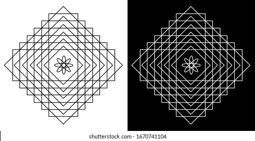 Abstract background ornament illustration. Vector print for bed linen, jacket, package design, fabric and fashion concepts.