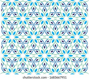 Abstract background ornament illustration. Vector textile print for bed linen, jacket, package design, fabric and fashion concepts. Seamless pattern with flowers
