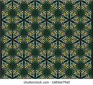 Abstract background ornament illustration. Vector textile print for bed linen, jacket, package design, fabric and fashion concepts. Seamless pattern with flowers