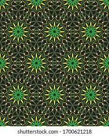 Abstract background ornament illustration. Vector textile print for bed linen, jacket, package design, fabric and fashion concepts. Seamless pattern with flowers