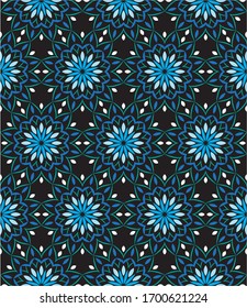 Abstract background ornament illustration. Vector textile print for bed linen, jacket, package design, fabric and fashion concepts. Seamless pattern with flowers