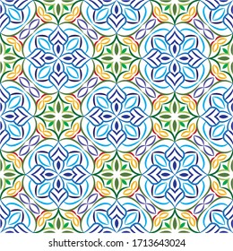 Abstract background ornament illustration. Vector textile print for bed linen, jacket, package design, fabric and fashion concepts. Seamless pattern with flowers