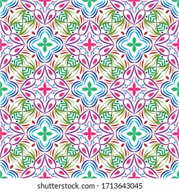 Abstract background ornament illustration. Vector textile print for bed linen, jacket, package design, fabric and fashion concepts. Seamless pattern with flowers