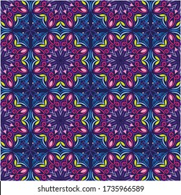 Abstract background ornament illustration. Vector textile print for bed linen, jacket, package design, fabric and fashion concepts. Seamless pattern with flowers