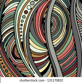 Abstract background with ornament. Vector illustration.