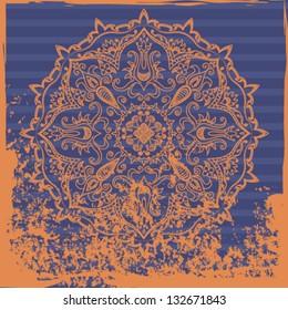Abstract background with ornamental mandala