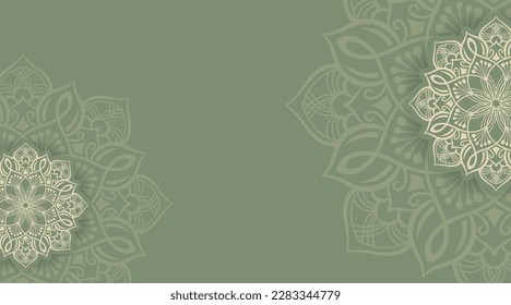 Abstract background with ornamental mandala