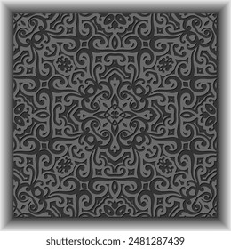 Abstract background with ornamental pattern