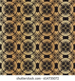 Abstract background Ornamental symmetrical design. Modern seamless geometric colorful art deco pattern.